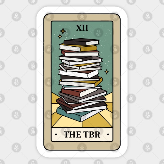 Bookish Tarot - The TBR Sticker by indiebookster